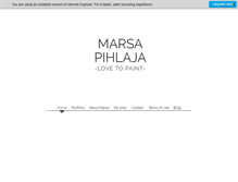 Tablet Screenshot of marsapihlaja.net